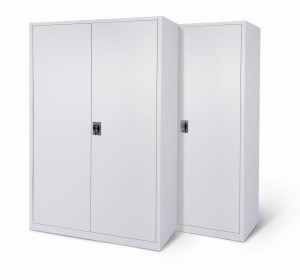2x Biurowa szafa metalowa szeroka na akta, model MILANO-2