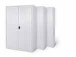 3x Biurowa szafa metalowa szeroka na akta, model MILANO-2