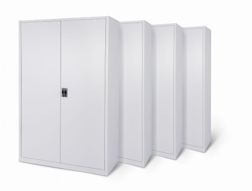 4x Biurowa szafa metalowa szeroka na akta, model MILANO-2