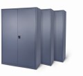 3x Biurowa szafa metalowa szeroka na akta, model PALERMO-2
