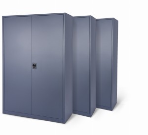 3x Biurowa szafa metalowa szeroka na akta, model PALERMO-2