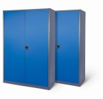 2x Biurowa szafa metalowa szeroka na akta, model TULUZA-2
