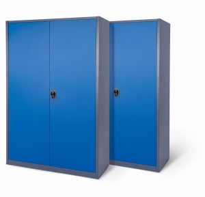 2x Biurowa szafa metalowa szeroka na akta, model TULUZA-2