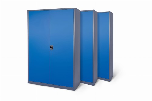 3x Biurowa szafa metalowa szeroka na akta, model TULUZA-2