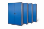 4x Biurowa szafa metalowa szeroka na akta, model TULUZA-2