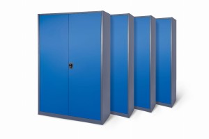 4x Biurowa szafa metalowa szeroka na akta, model TULUZA-2