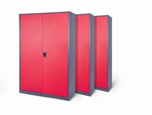 3x Biurowa szafa metalowa szeroka na akta, model MONACO-2