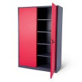 4x Biurowa szafa metalowa szeroka na akta, model MONACO-2 