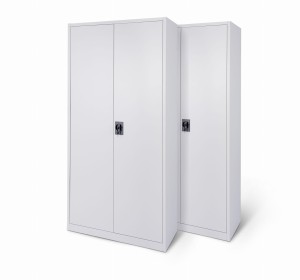 2x Biurowa szafa metalowa dwudrzwiowa na akta, model MILANO