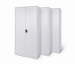 3x Biurowa szafa metalowa dwudrzwiowa na akta, model MILANO