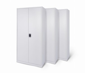 3x Biurowa szafa metalowa dwudrzwiowa na akta, model MILANO