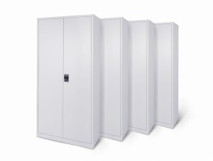 4x Biurowa szafa metalowa dwudrzwiowa na akta, model MILANO
