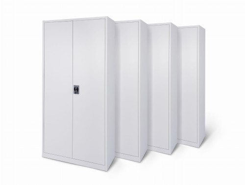 4x Biurowa szafa metalowa dwudrzwiowa na akta, model MILANO