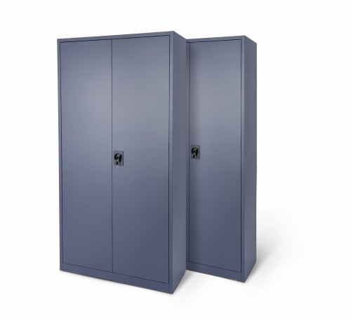 2x Biurowa szafa metalowa dwudrzwiowa na akta, model PALERMO