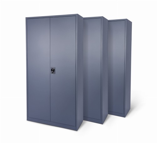 3x Biurowa szafa metalowa dwudrzwiowa na akta, model PALERMO