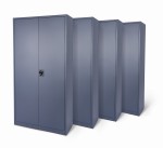 4x Biurowa szafa metalowa dwudrzwiowa na akta, model PALERMO