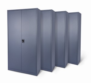 4x Biurowa szafa metalowa dwudrzwiowa na akta, model PALERMO
