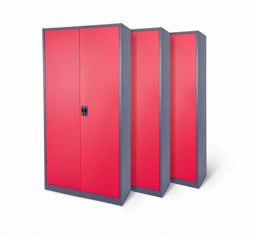 3x Biurowa szafa metalowa na akta, model MONACO