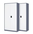2x Biurowa szafa metalowa dwudrzwiowa na akta, model TORINO