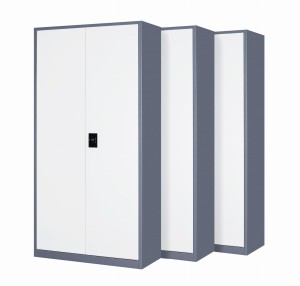 3x Biurowa szafa metalowa dwudrzwiowa na akta, model TORINO