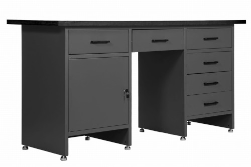 Stół warsztatowy SZTOKHOLM, 1700 x 850 x 600 mm, czarny