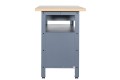 Stół warsztatowy LONDYN, 1200 x 850 x 600 mm, antracytowo-niebieski