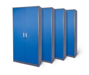 4x Biurowa szafa metalowa na akta, model TULUZA-S