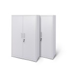 2x Biurowa szafa metalowa na akta, model LUGANO-S