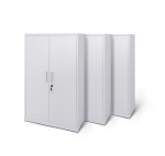 3x Biurowa szafa metalowa na akta, model LUGANO-S