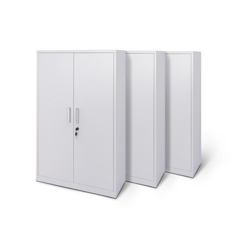 3x Biurowa szafa metalowa na akta, model LUGANO-S
