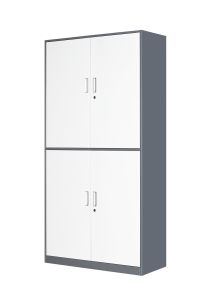 Biurowa dzielona szafa metalowa na akta, model RIMINI