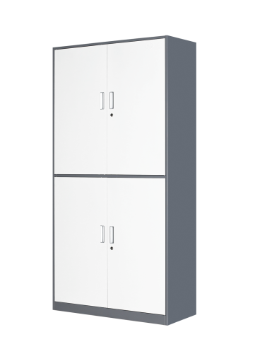 Biurowa dzielona szafa metalowa na akta, model RIMINI