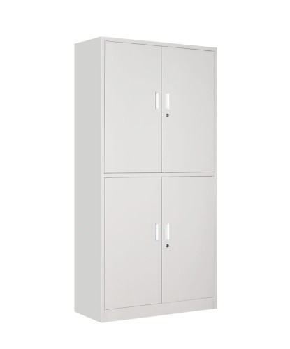 Biurowa dzielona szafa metalowa na akta, model AMALFI