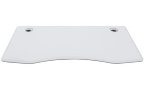 Blat biurka 120x60 cm MDF biały 