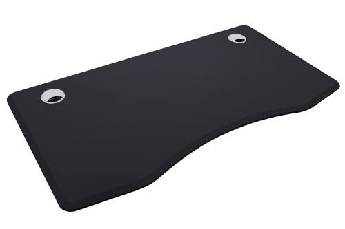 Blat biurka 120x60 cm MDF czarny