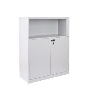 Metalowa szafka dwudrzwiowa z wnęką, model BILBAO 