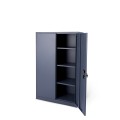 Biurowa szafa metalowa na akta antracytowa, model IMPERIA