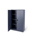 Biurowa szafa metalowa na akta antracytowa, model IMPERIA