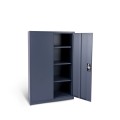 Biurowa szafa metalowa na akta antracytowa, model IMPERIA