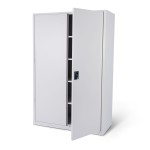 Biurowa szafa metalowa szeroka na akta, model MILANO-2