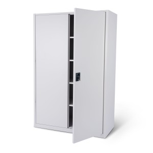 Biurowa szafa metalowa szeroka na akta, model MILANO-2
