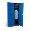 Metalowa szafa socjalna wielokomorowa z miejscem na ubrania, model PARIS