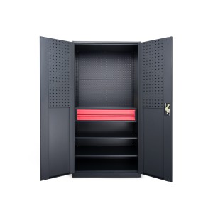 Szafa metalowa dwudrzwiowa na narzędzia, warsztatowa